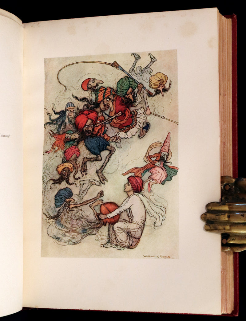 1912 Rare First Edition - Folk-Tales of Bengal Illustrated by Warwick Goble. Bengal's Fairy Tale.