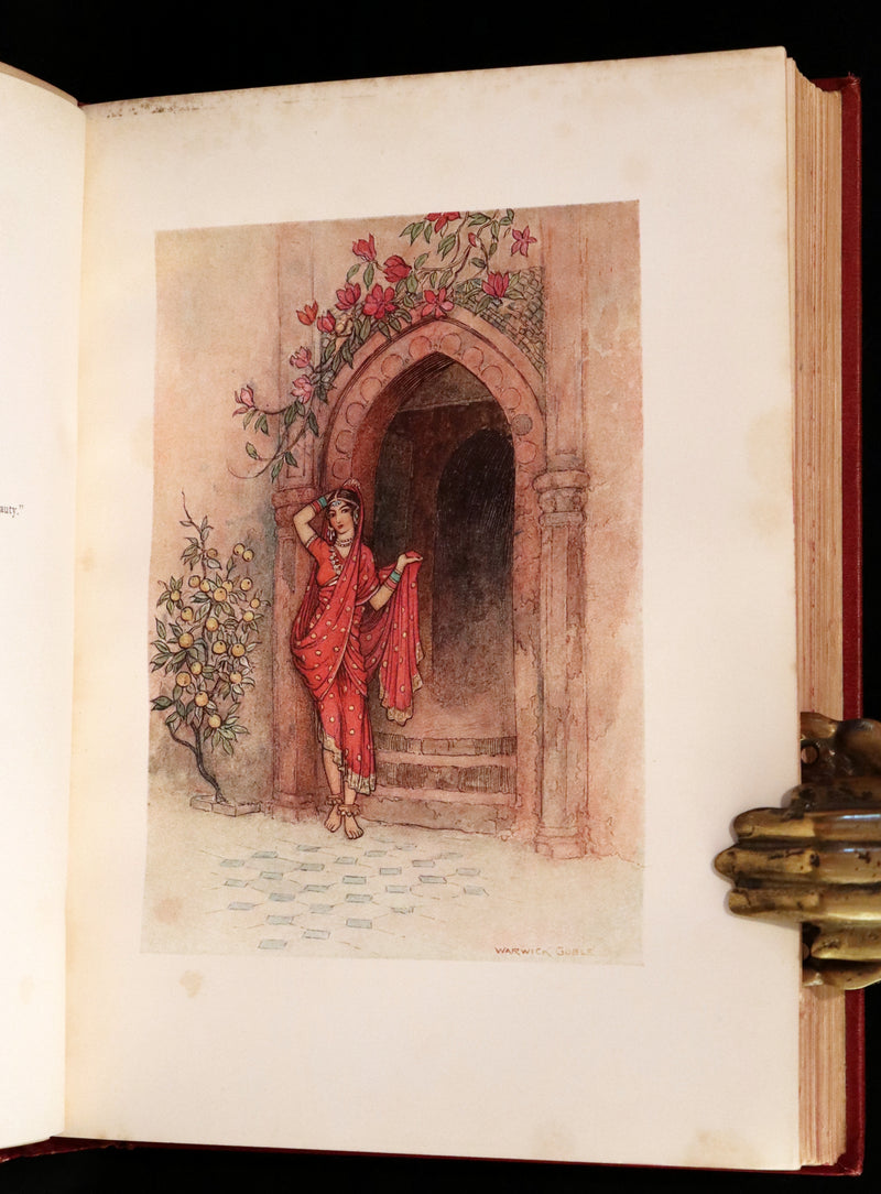 1912 Rare First Edition - Folk-Tales of Bengal Illustrated by Warwick Goble. Bengal's Fairy Tale.
