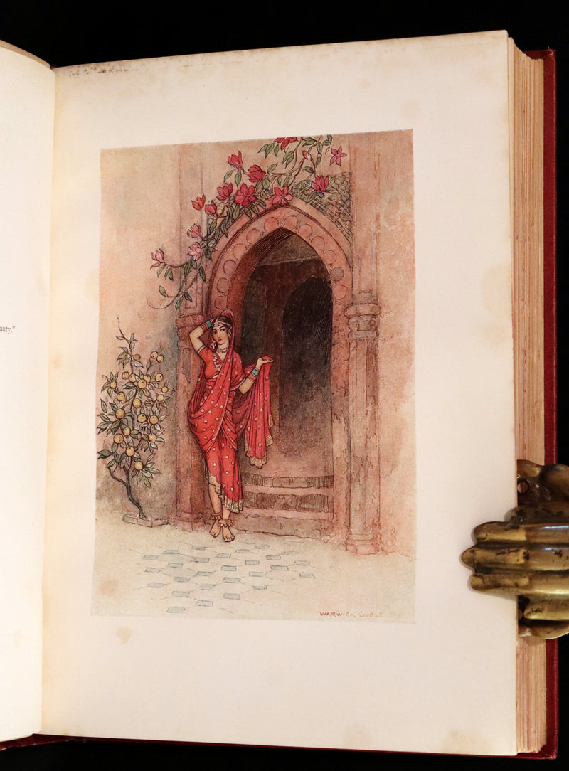 1912 Rare First Edition - Folk-Tales of Bengal Illustrated by Warwick Goble. Bengal's Fairy Tale.