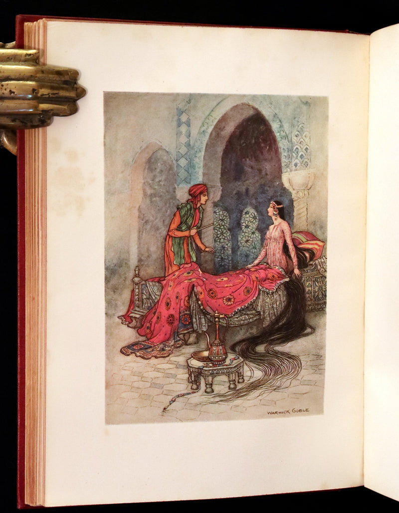 1912 Rare First Edition - Folk-Tales of Bengal Illustrated by Warwick Goble. Bengal's Fairy Tale.