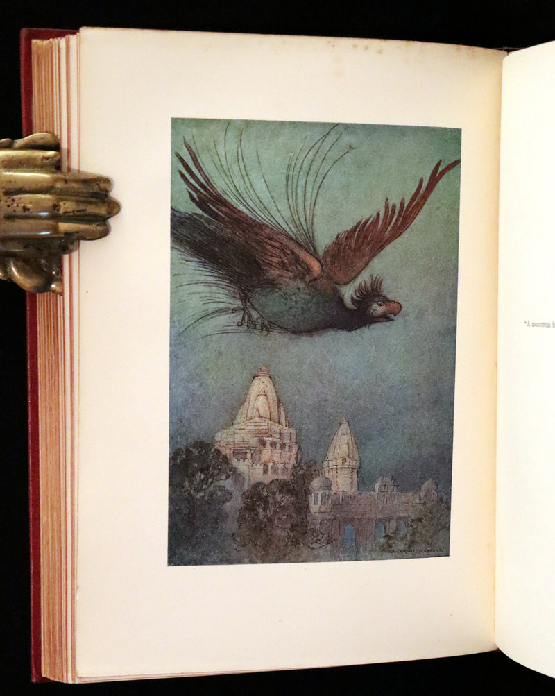 1912 Rare First Edition - Folk-Tales of Bengal Illustrated by Warwick Goble. Bengal's Fairy Tale.