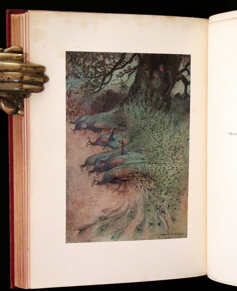 1912 Rare First Edition - Folk-Tales of Bengal Illustrated by Warwick Goble. Bengal's Fairy Tale.