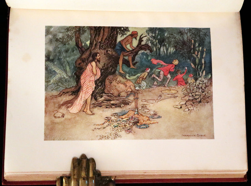 1912 Rare First Edition - Folk-Tales of Bengal Illustrated by Warwick Goble. Bengal's Fairy Tale.