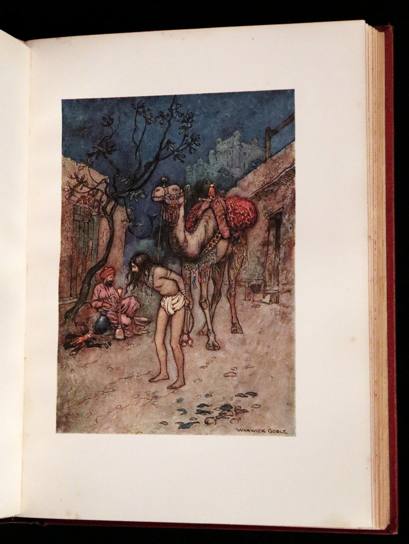 1912 Rare First Edition - Folk-Tales of Bengal Illustrated by Warwick Goble. Bengal's Fairy Tale.