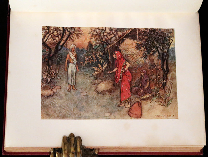 1912 Rare First Edition - Folk-Tales of Bengal Illustrated by Warwick Goble. Bengal's Fairy Tale.