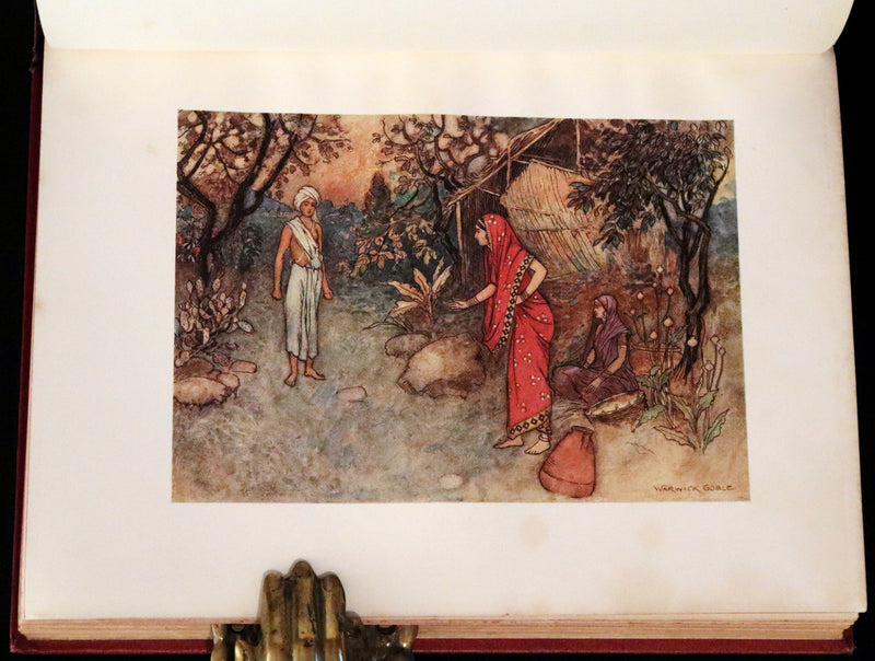 1912 Rare First Edition - Folk-Tales of Bengal Illustrated by Warwick Goble. Bengal's Fairy Tale.
