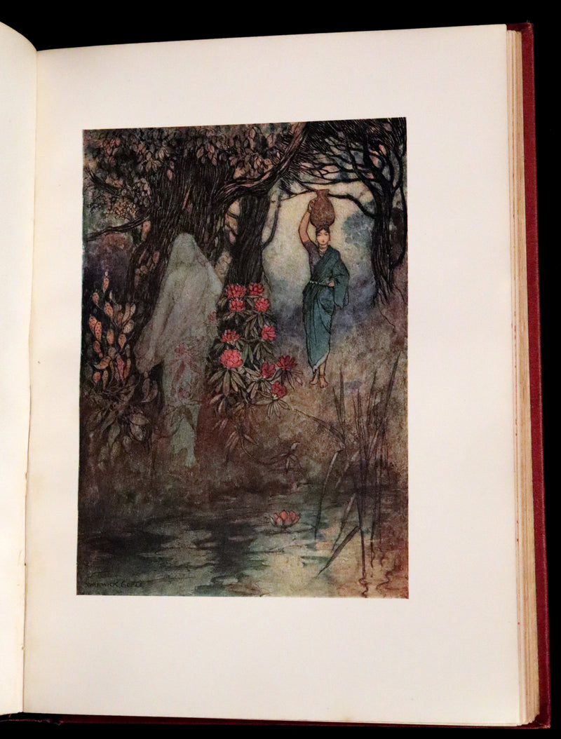 1912 Rare First Edition - Folk-Tales of Bengal Illustrated by Warwick Goble. Bengal's Fairy Tale.