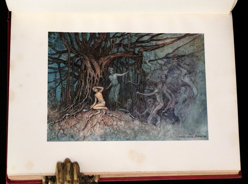 1912 Rare First Edition - Folk-Tales of Bengal Illustrated by Warwick Goble. Bengal's Fairy Tale.