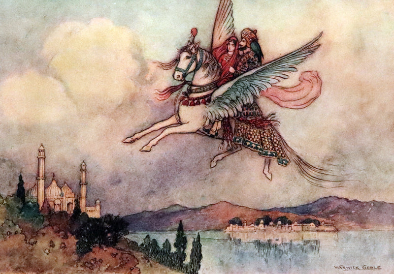 1912 Rare First Edition - Folk-Tales of Bengal Illustrated by Warwick Goble. Bengal's Fairy Tale.