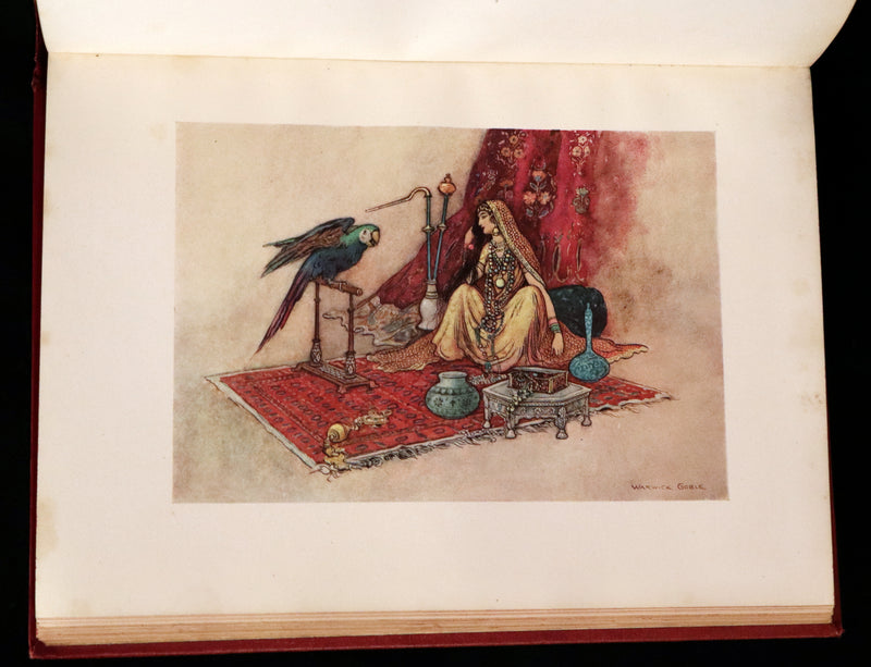 1912 Rare First Edition - Folk-Tales of Bengal Illustrated by Warwick Goble. Bengal's Fairy Tale.