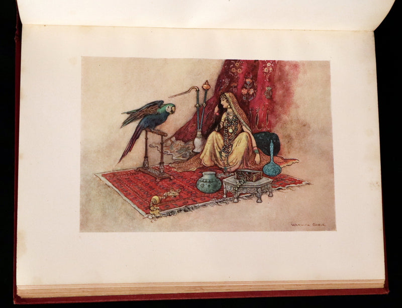 1912 Rare First Edition - Folk-Tales of Bengal Illustrated by Warwick Goble. Bengal's Fairy Tale.