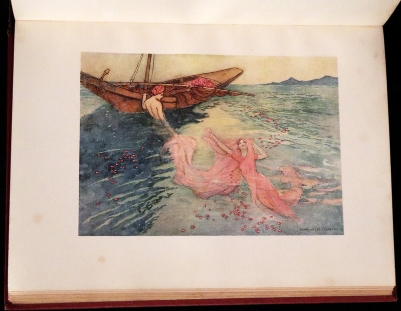 1912 Rare First Edition - Folk-Tales of Bengal Illustrated by Warwick Goble. Bengal's Fairy Tale.