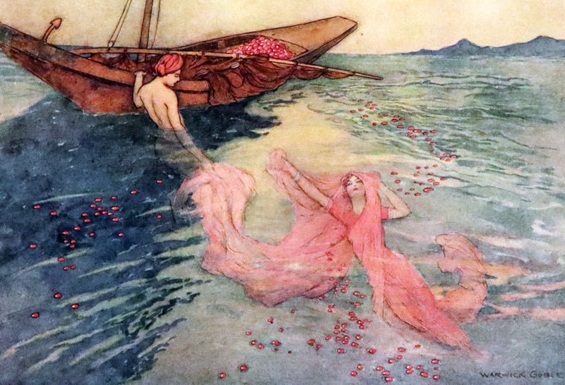 1912 Rare First Edition - Folk-Tales of Bengal Illustrated by Warwick Goble. Bengal's Fairy Tale.