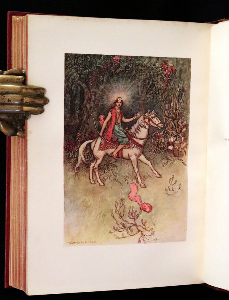 1912 Rare First Edition - Folk-Tales of Bengal Illustrated by Warwick Goble. Bengal's Fairy Tale.