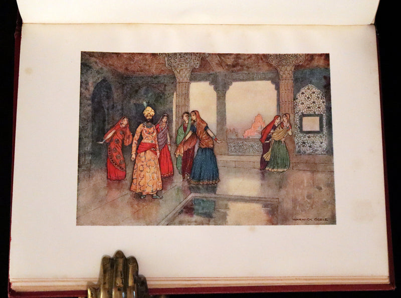 1912 Rare First Edition - Folk-Tales of Bengal Illustrated by Warwick Goble. Bengal's Fairy Tale.