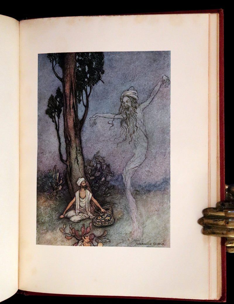 1912 Rare First Edition - Folk-Tales of Bengal Illustrated by Warwick Goble. Bengal's Fairy Tale.