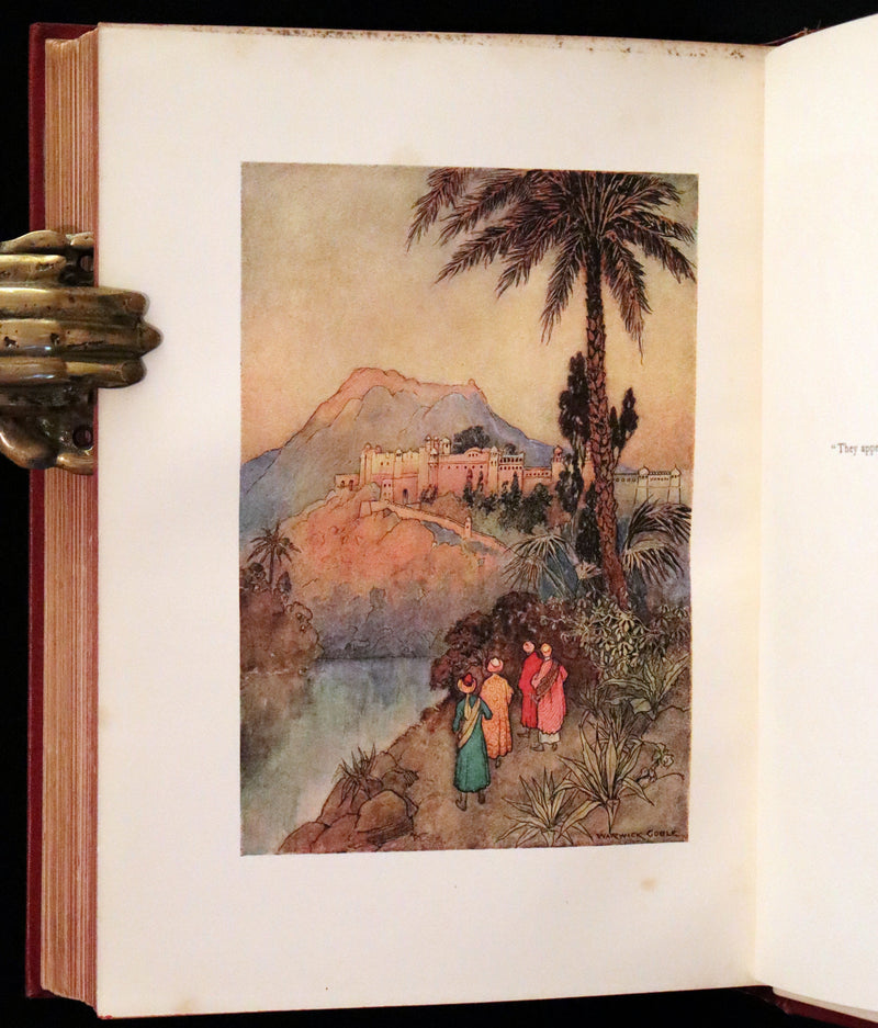 1912 Rare First Edition - Folk-Tales of Bengal Illustrated by Warwick Goble. Bengal's Fairy Tale.