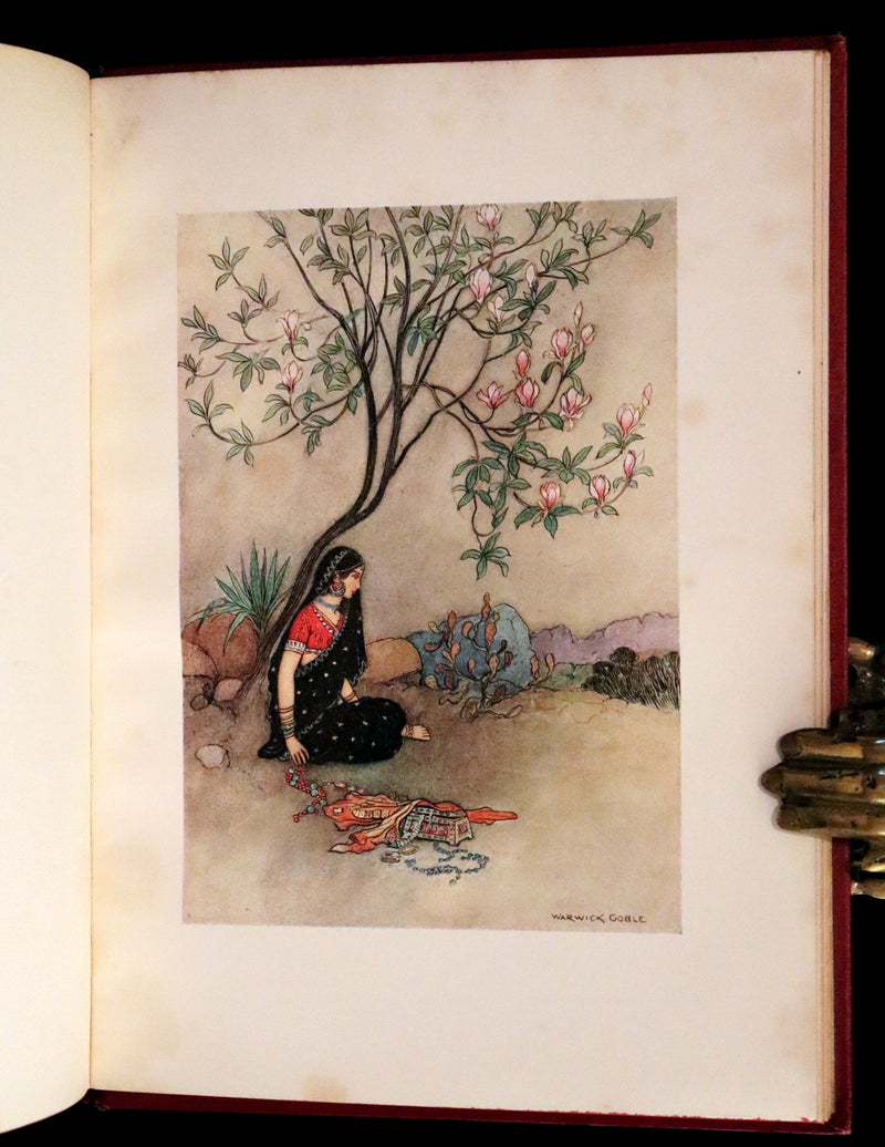 1912 Rare First Edition - Folk-Tales of Bengal Illustrated by Warwick Goble. Bengal's Fairy Tale.