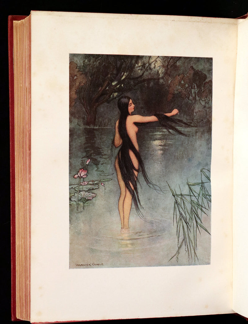 1912 Rare First Edition - Folk-Tales of Bengal Illustrated by Warwick Goble. Bengal's Fairy Tale.