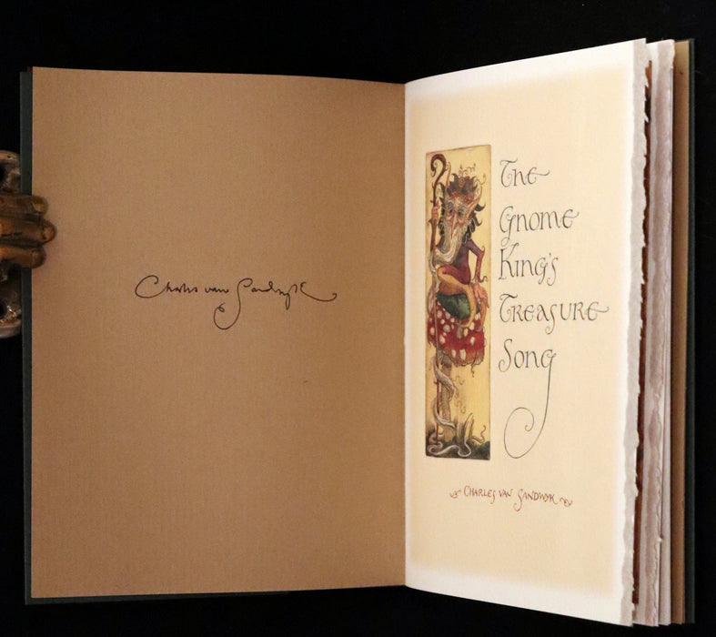 2000 Scarce Signed First Edition - The Gnome King’s Treasure Song by Charles van Sandwyk.