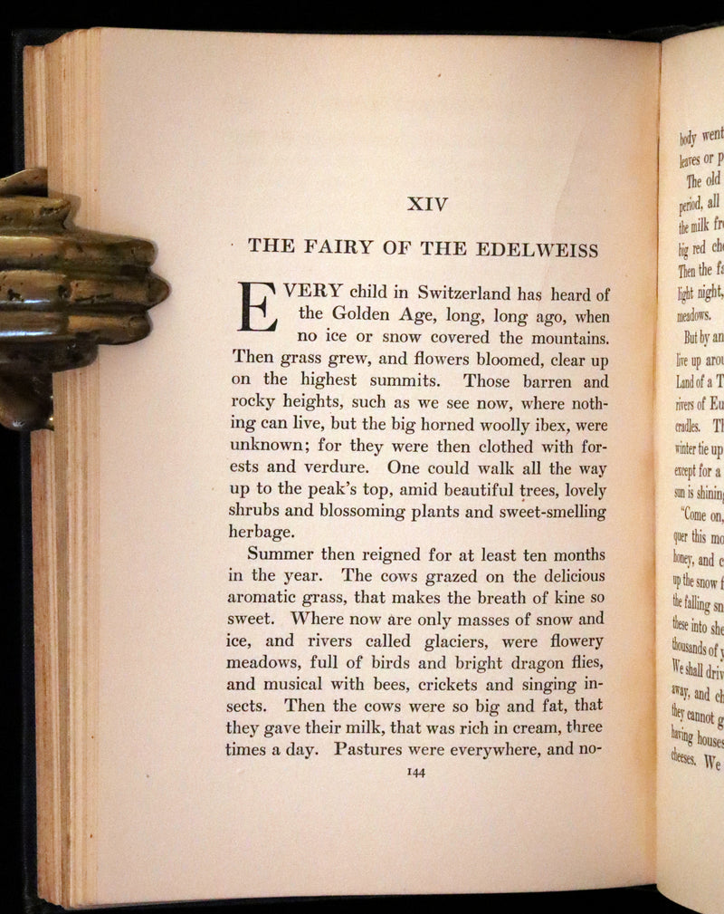 1920 Scarce First Edition - Swiss Fairy Tales by William Elliot Griffis, Illustrated by George Carlson.