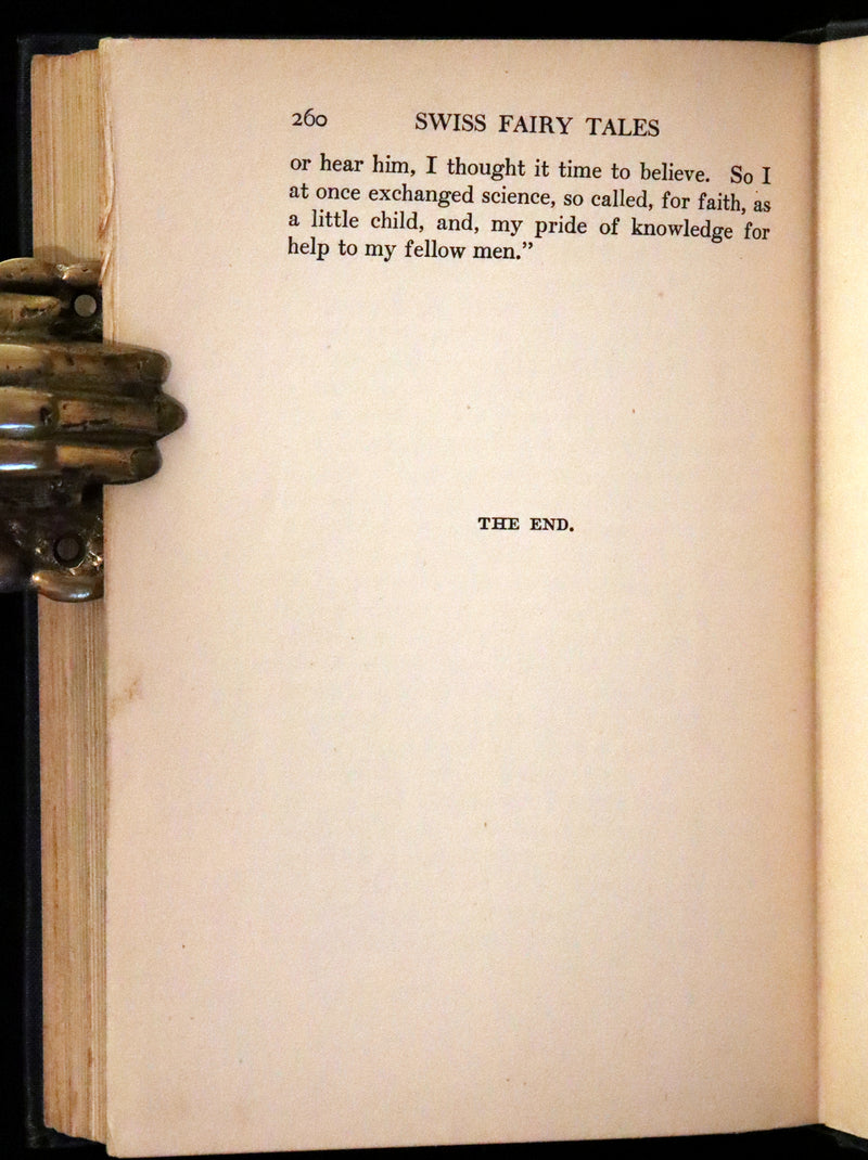 1920 Scarce First Edition - Swiss Fairy Tales by William Elliot Griffis, Illustrated by George Carlson.