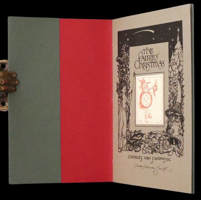 2001 Scarce Signed First Edition - The Fairies’ Christmas by Charles van Sandwyk.