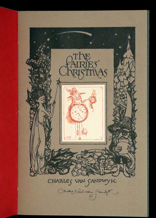 2001 Scarce Signed First Edition - The Fairies’ Christmas by Charles van Sandwyk.