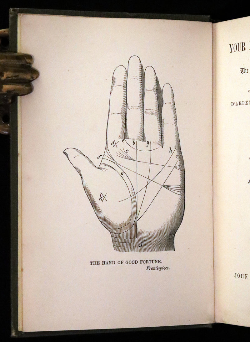 1890 Scarce Book - Your Luck's in your Hand, PALMISTRY with some account of the Gipsies