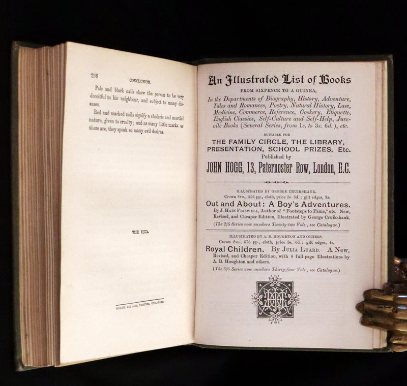 1890 Scarce Book - Your Luck's in your Hand, PALMISTRY with some account of the Gipsies
