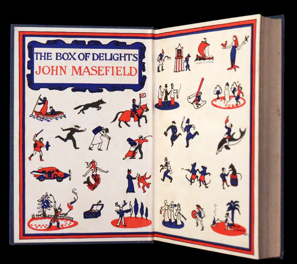 1935 First Edition - The Box of Delights or When the Wolves Were Running by John Masefield.