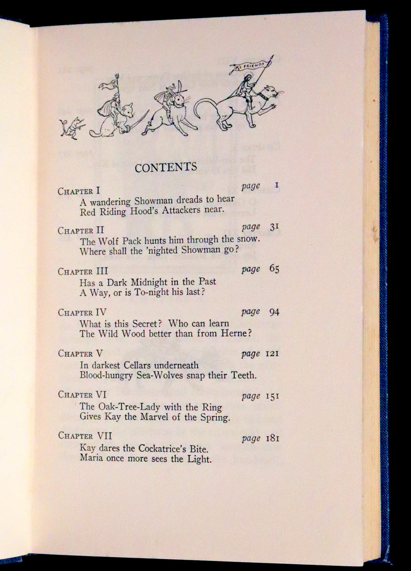 1935 First Edition - The Box of Delights or When the Wolves Were Running by John Masefield.
