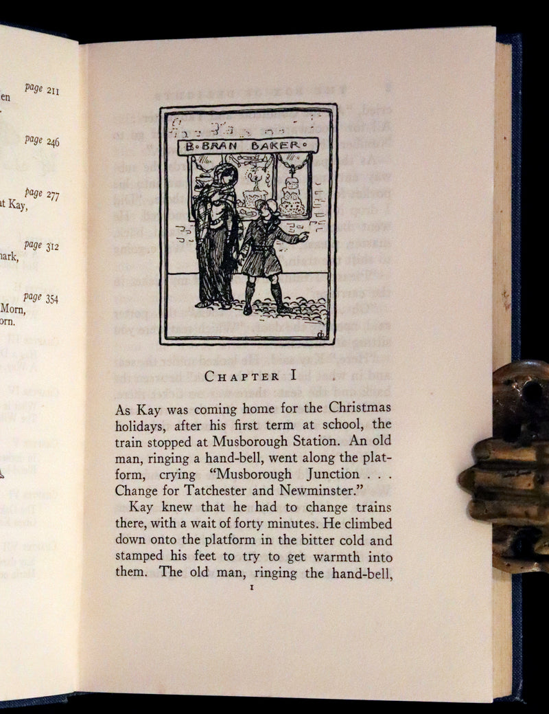 1935 First Edition - The Box of Delights or When the Wolves Were Running by John Masefield.