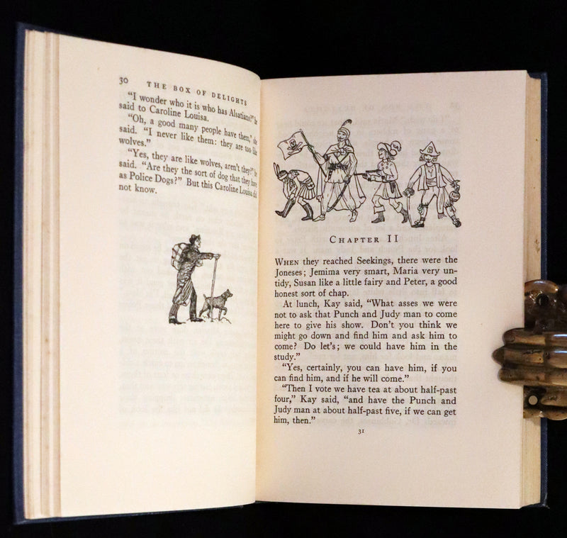 1935 First Edition - The Box of Delights or When the Wolves Were Running by John Masefield.