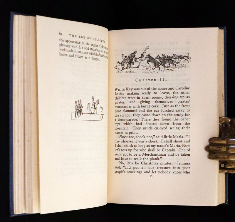 1935 First Edition - The Box of Delights or When the Wolves Were Running by John Masefield.