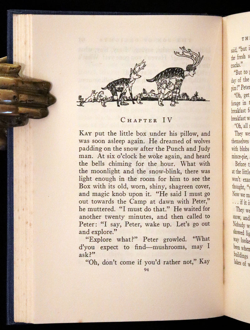 1935 First Edition - The Box of Delights or When the Wolves Were Running by John Masefield.