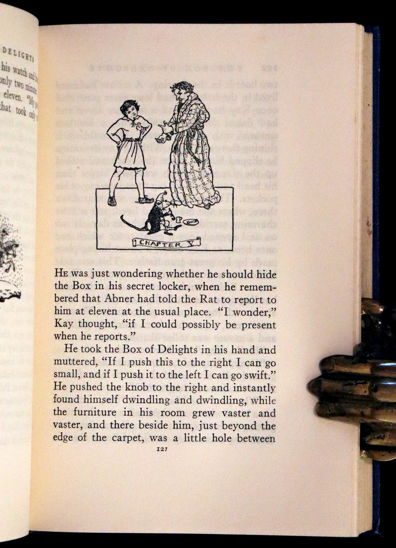 1935 First Edition - The Box of Delights or When the Wolves Were Running by John Masefield.