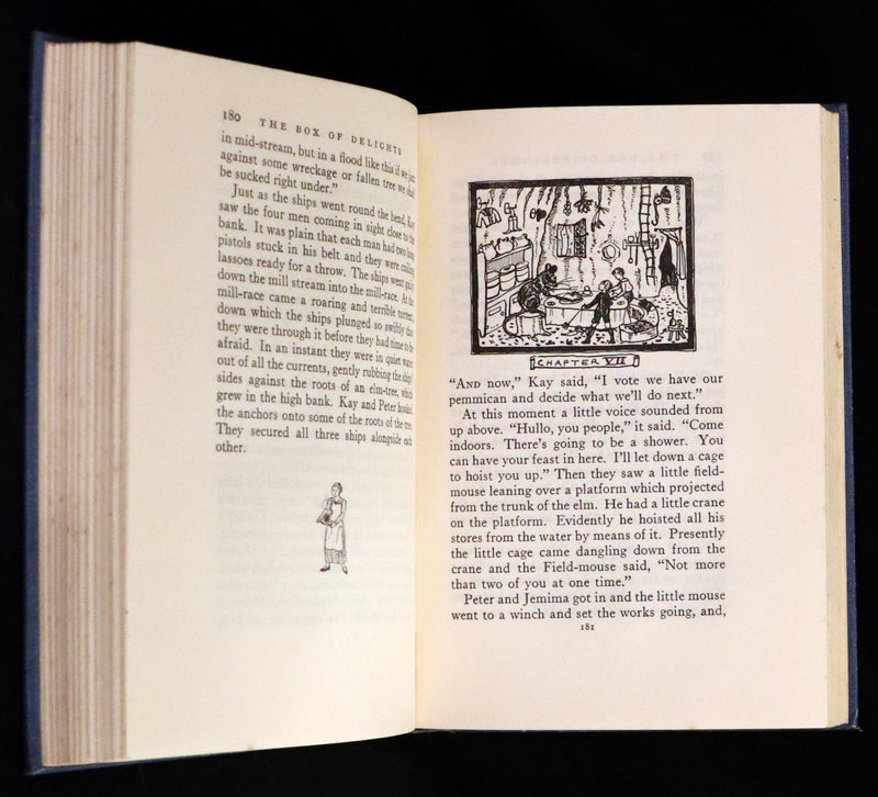 1935 First Edition - The Box of Delights or When the Wolves Were Running by John Masefield.