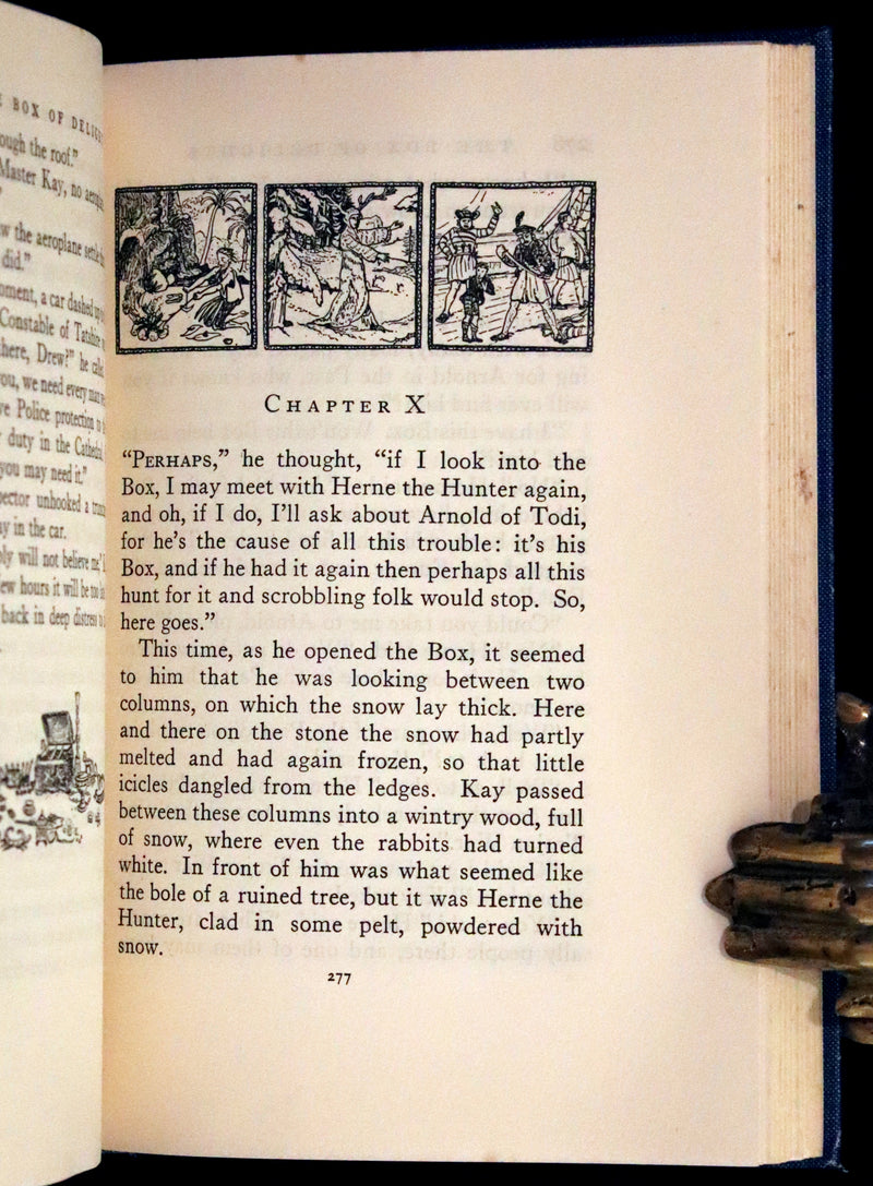1935 First Edition - The Box of Delights or When the Wolves Were Running by John Masefield.