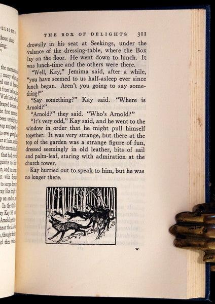 1935 First Edition - The Box of Delights or When the Wolves Were Running by John Masefield.
