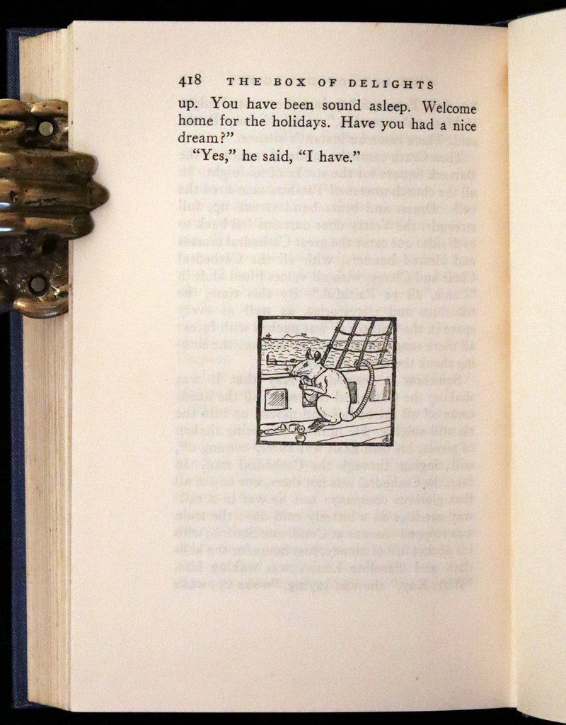 1935 First Edition - The Box of Delights or When the Wolves Were Running by John Masefield.
