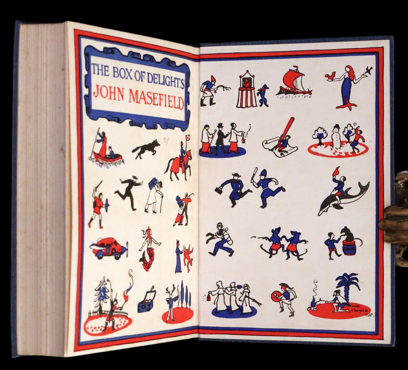1935 First Edition - The Box of Delights or When the Wolves Were Running by John Masefield.