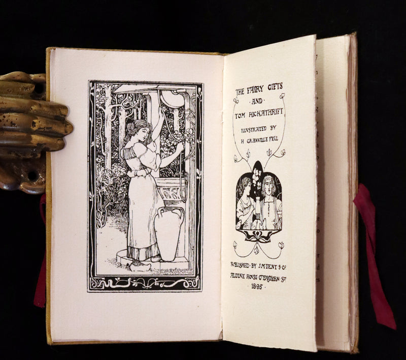 1895 Scarce First Edition - The Fairy Gifts and Tom Hickathrift Illustrated by H. Granville Fell.