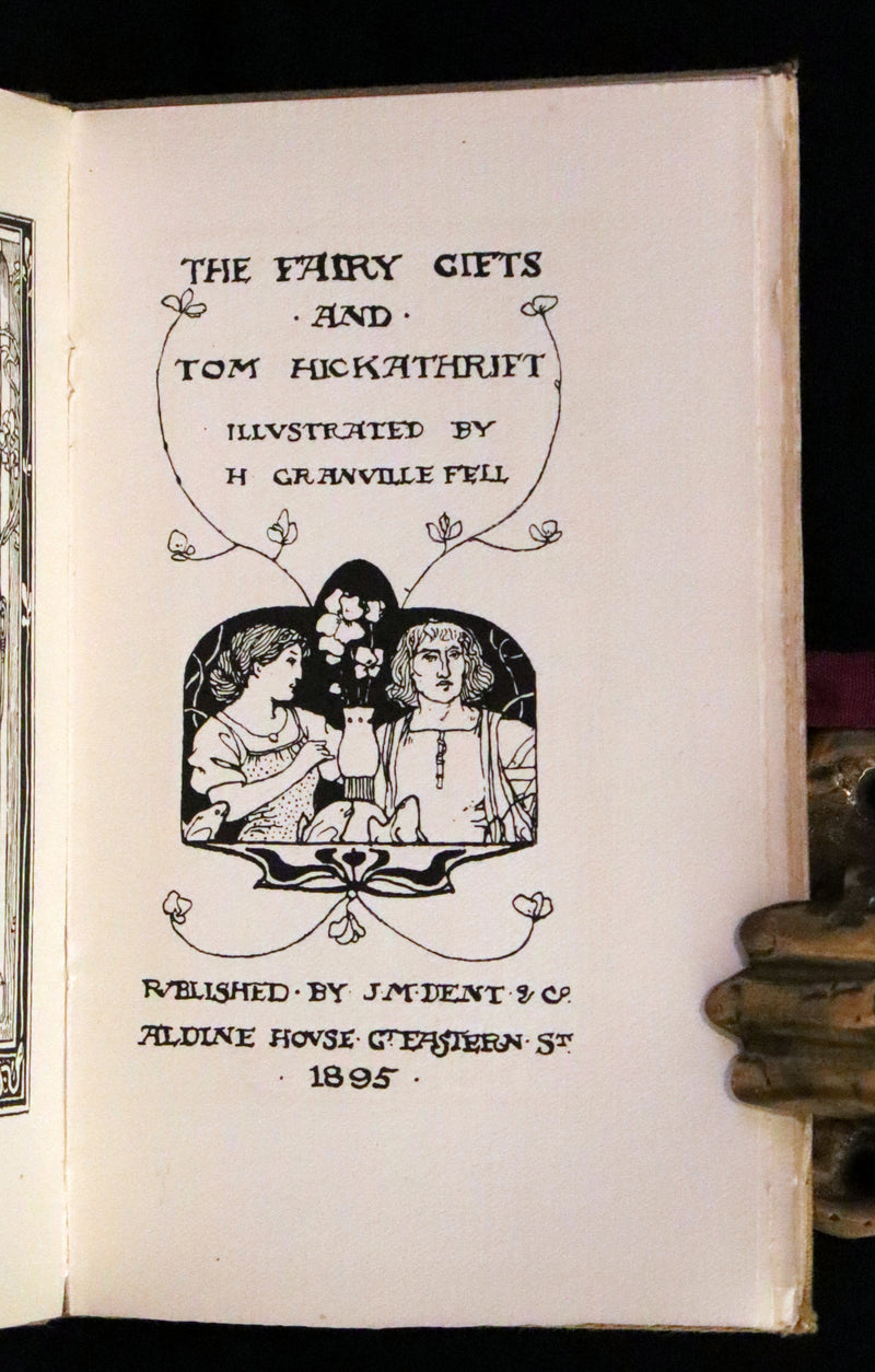 1895 Scarce First Edition - The Fairy Gifts and Tom Hickathrift Illustrated by H. Granville Fell.