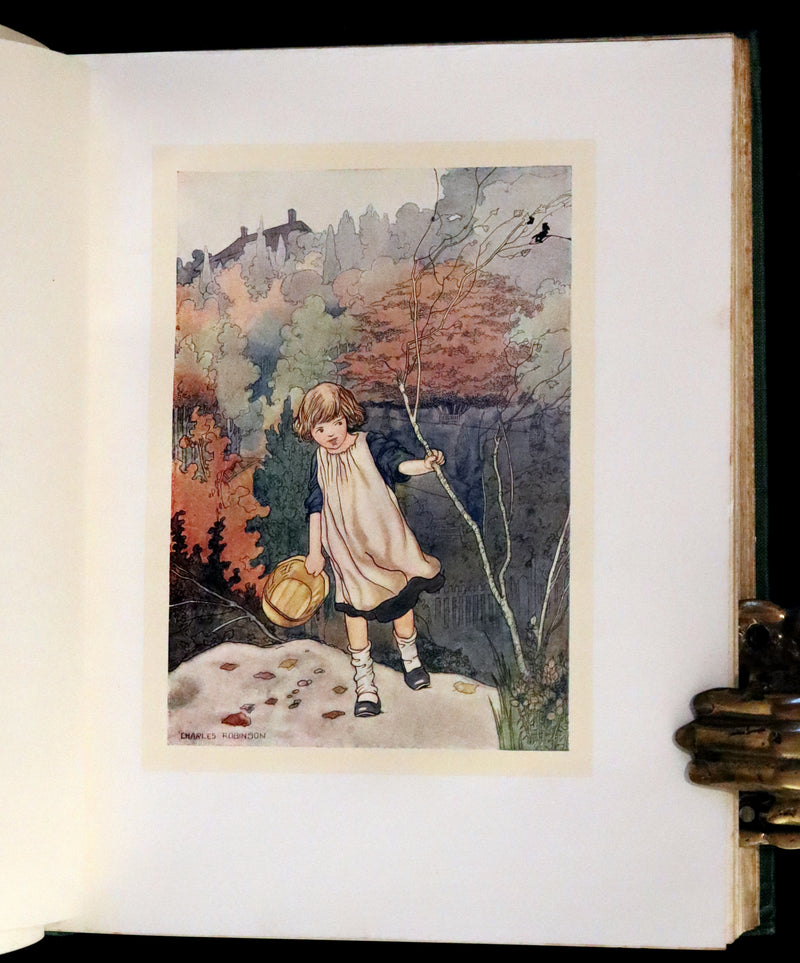 1914 Rare First Edition - Our Sentimental Garden by Agnes and Egerton Castle, Illustrated by Charles Robinson.