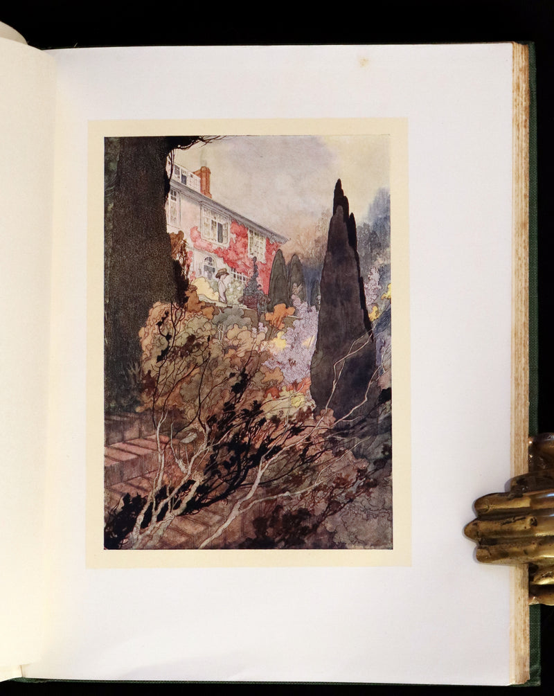 1914 Rare First Edition - Our Sentimental Garden by Agnes and Egerton Castle, Illustrated by Charles Robinson.