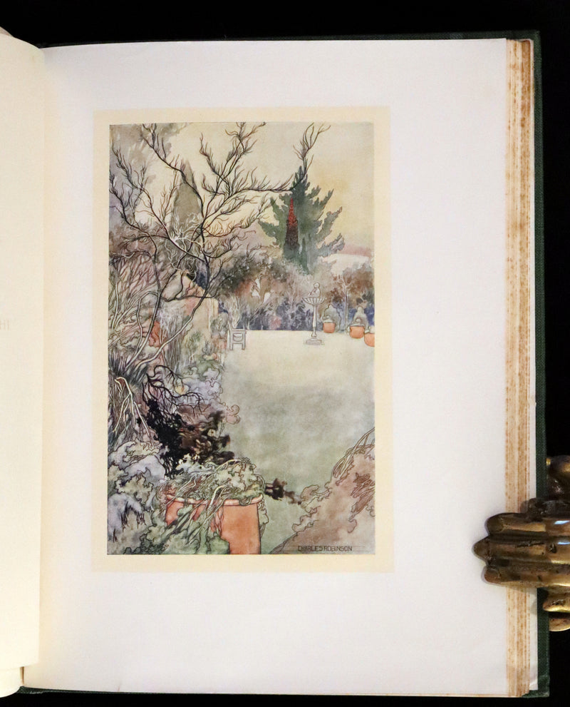 1914 Rare First Edition - Our Sentimental Garden by Agnes and Egerton Castle, Illustrated by Charles Robinson.