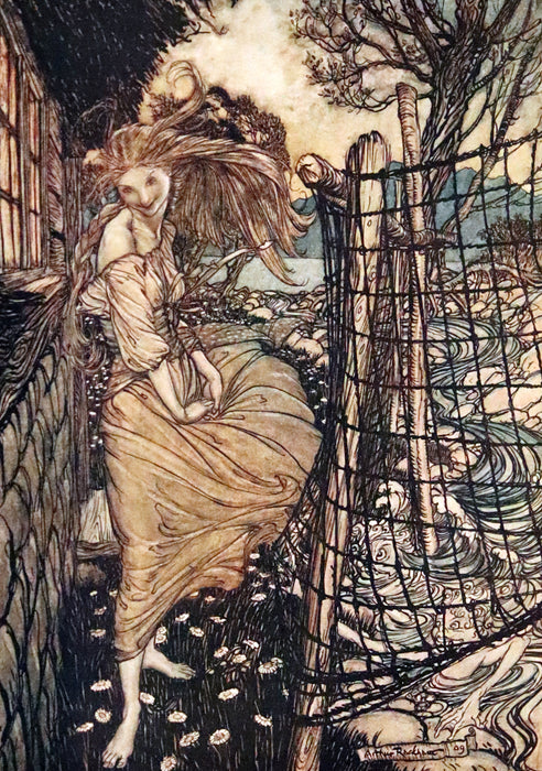 1909 Rare First Edition - Undine by De La Motte Fouque, illustrated by Arthur Rackham.