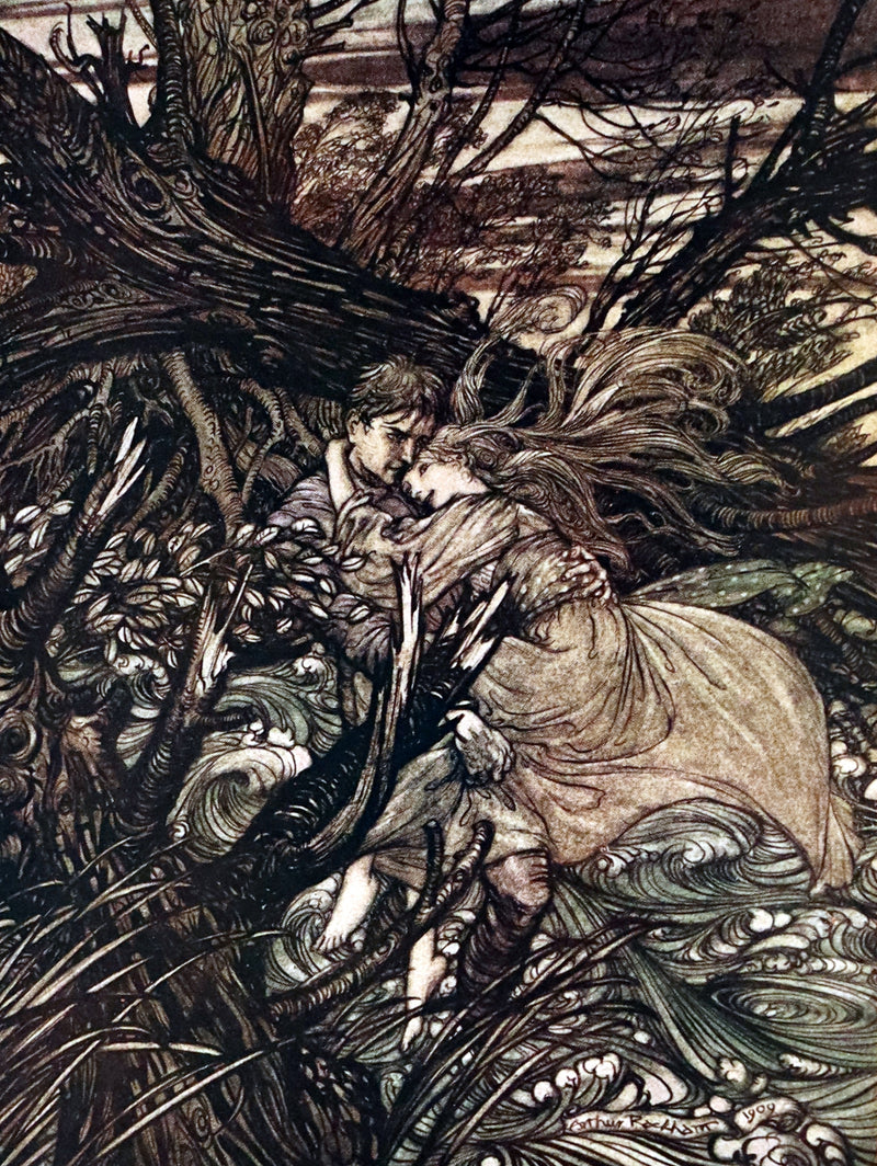1909 Rare First Edition - Undine by De La Motte Fouque, illustrated by Arthur Rackham.