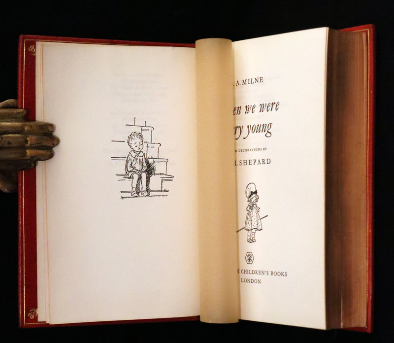 1973 Exquisite Bayntun-Riviere Binding - Winnie-The-Pooh Omnibus. (Complete Four books).